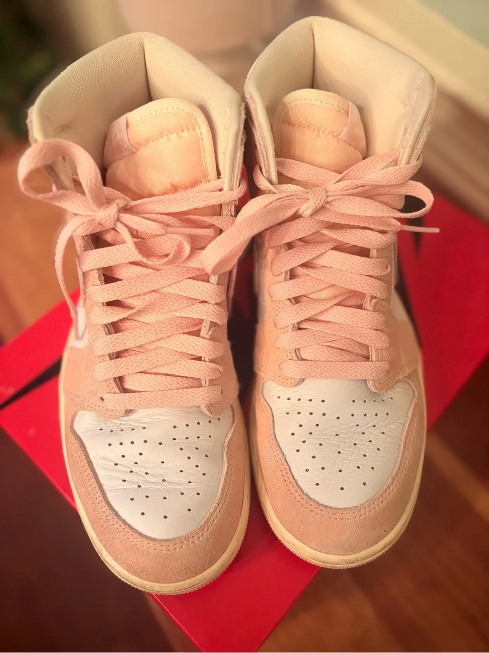 Light pink Jordan 1 high